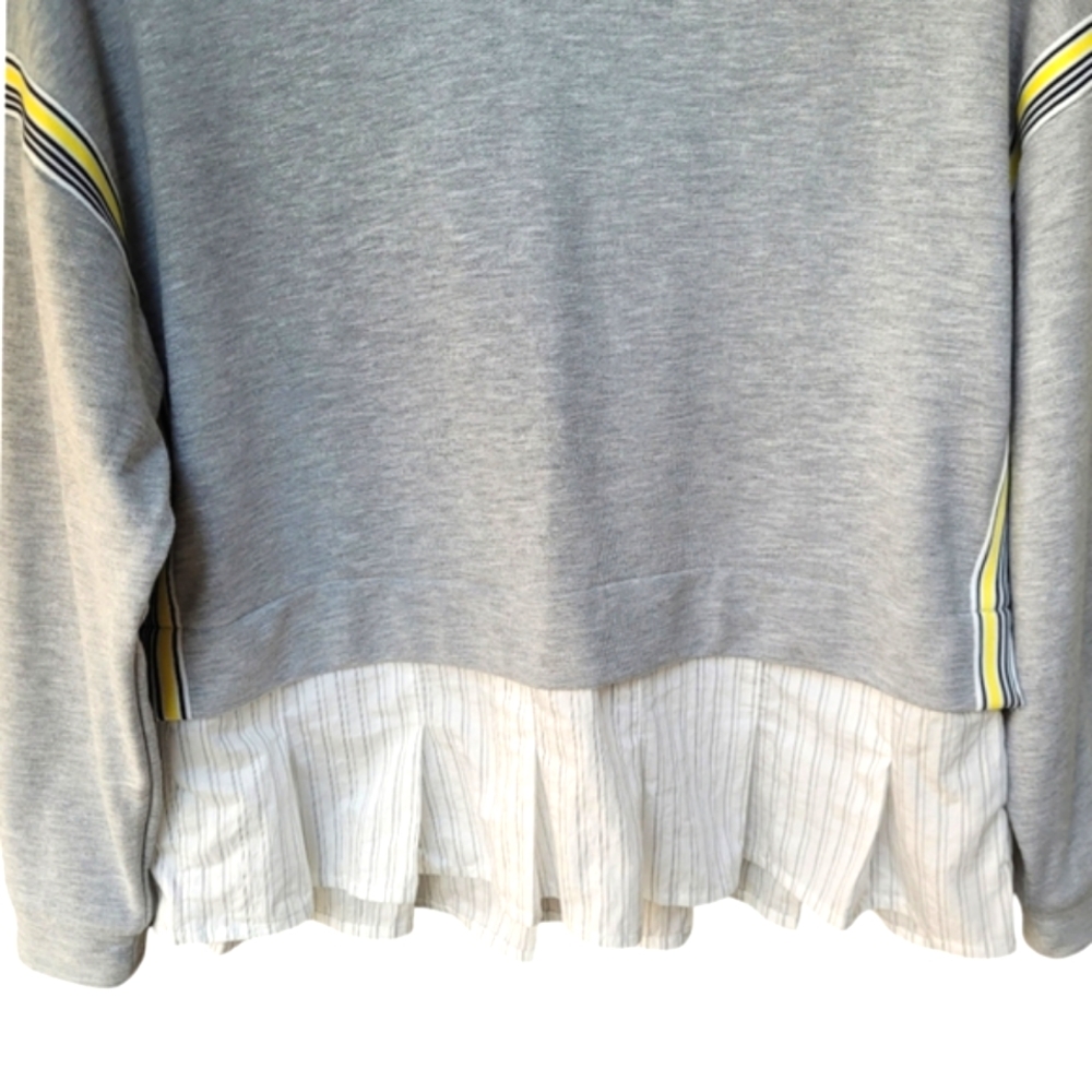 Maeve Stripe Tape Twofer Blouse Size XS - Picture 5 of 14